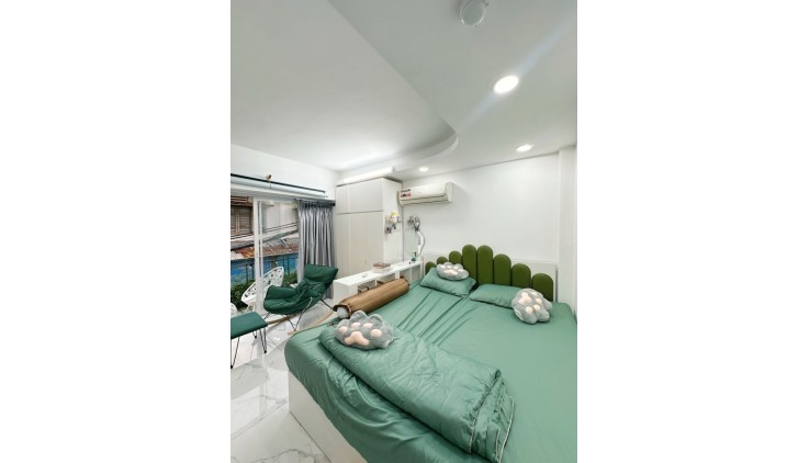 BÁN NHÀ MẶT TIỀN 60M2 6 TẦNG THANG MÁY 12 PN NGANG 6M KD ĐỈNH NGUYỄN VĂN TRỖI  15.5 TỶ.